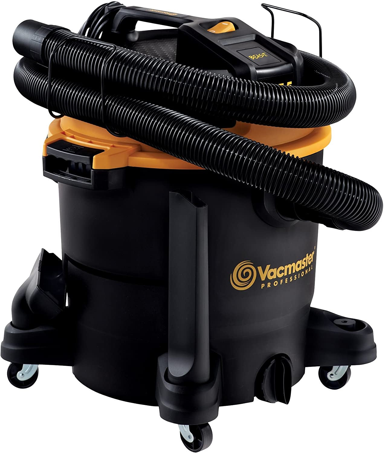 Professional - Professional Wet/Dry Vac, 12 Gallon, Beast Series, 5.5 HP 2-1/2" Hose (VJH1211PF0201) , Black